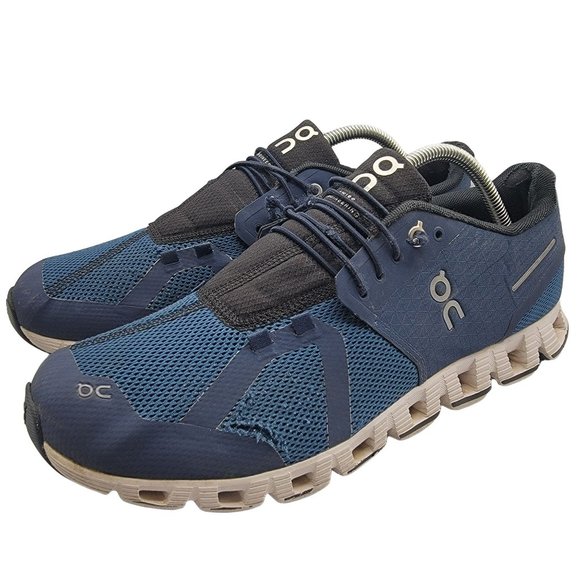 On Cloud Mens 10 Swiss Engineering Midnight Ocean Blue Running Athletic Shoes main image 11